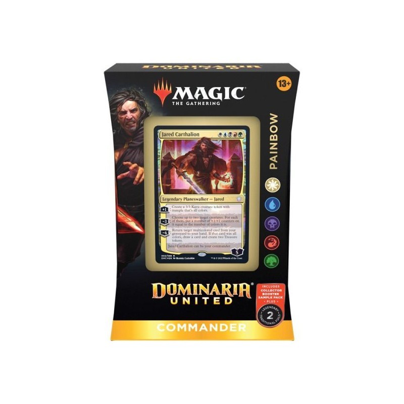 MTG Commander Deck Dominaria United Painbow WUBRG