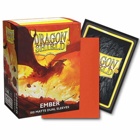 Koszulki Dragon Shield matte dual sleeves Ember standard size