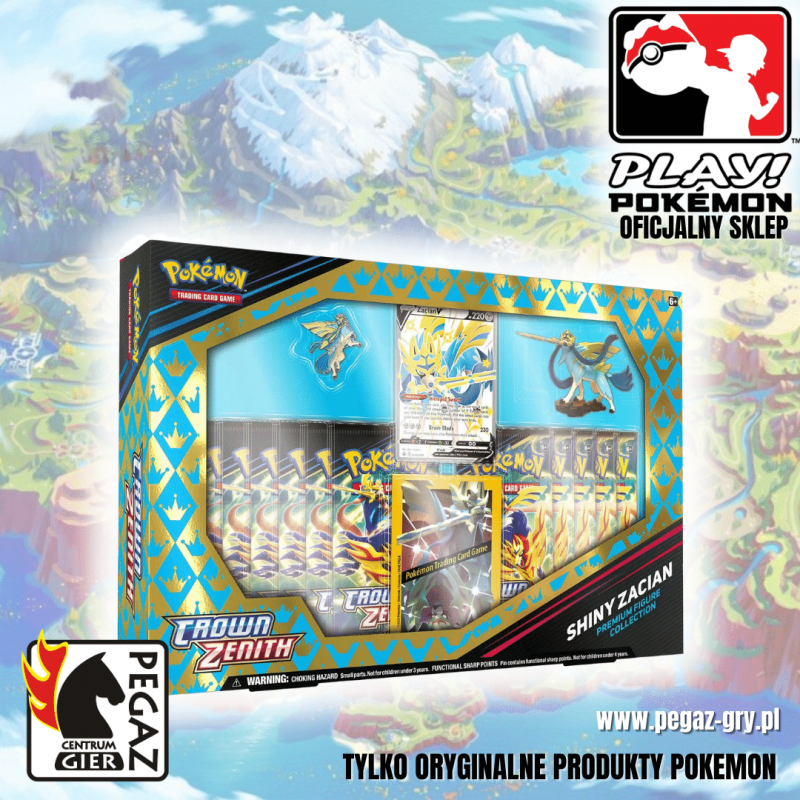 Mox Boarding House  Pokemon TCG - Crown Zenith Shiny Zacian Premium Figure  Collection