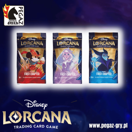 Lorcana kolekcjonerska gra karciana - First Chapter booster zestaw dodatkowy