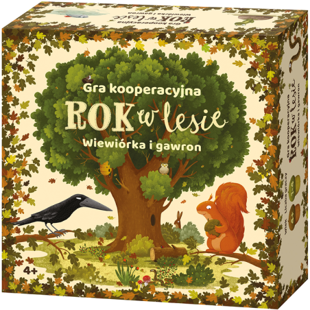Rok w lesie: Wiewiórka i gawron