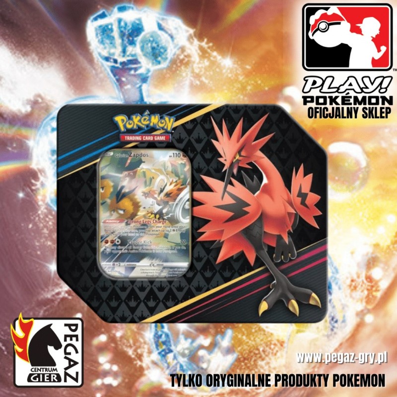 Pokemon Tcg Crown Zenith Mocku Special Art Tin Zapdos 4183