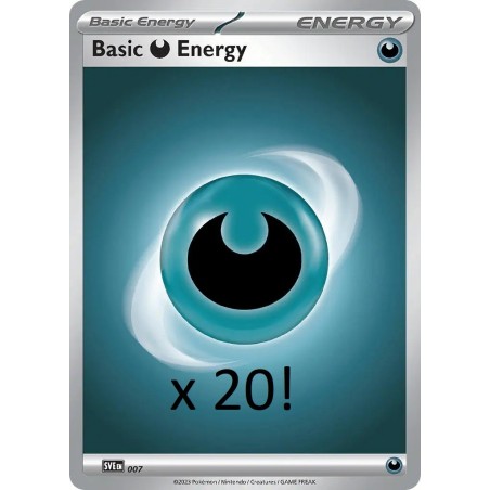 Pokemon TCG: Dark energy (mroczna energia) Pakiet 20szt! ORYGINALNA