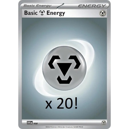 Pokemon TCG: Steel energy (stalowa energia) Pakiet 20szt! ORYGINALNA