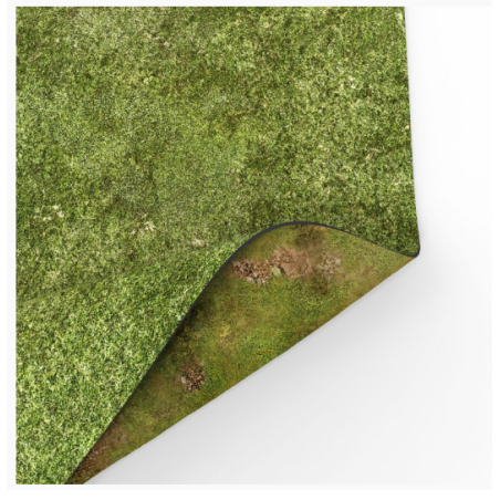 Mata uniwersalna/do gier bitewnych: HEROICZNA TRAWA/Grassland 44" X 60" (dwustronna)