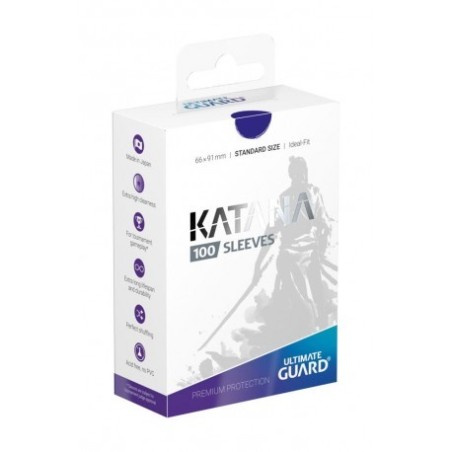 Ultimate Guard Katana Sleeves - Standard Size Blue (Niebieski)