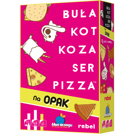 Buła, Kot, Koza, Ser, Pizza - Na opak