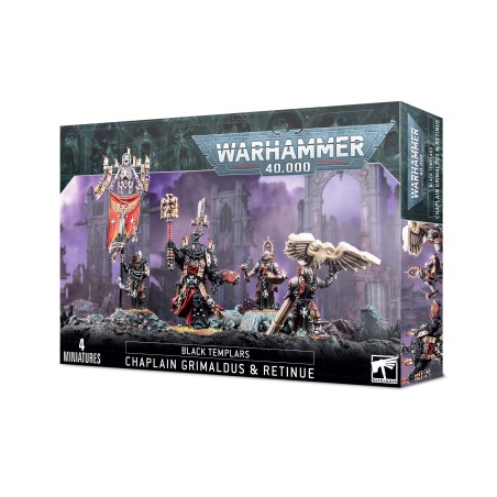 Warhammer 40.000 Black Templars: Chaplain Grimaldus and Retinue