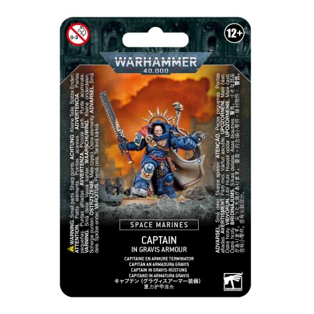Warhammer 40.000: CAPTAIN IN GRAVIS ARMOUR