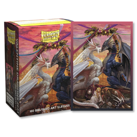 Art Brushed ‘Valentine Dragon 2023’ Dragons Shield 100 sztuk 88x63