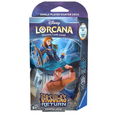 Disney Lorcana TCG - Ursula's Return Starter Deck Sapphire & Steel 1+1 GRATIS