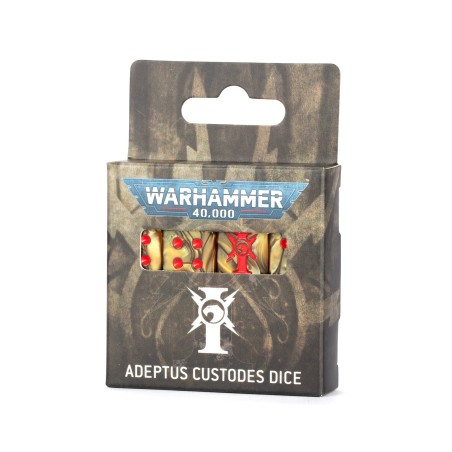 Warhammer 40.000 ADEPTUS CUSTODES DICE SET