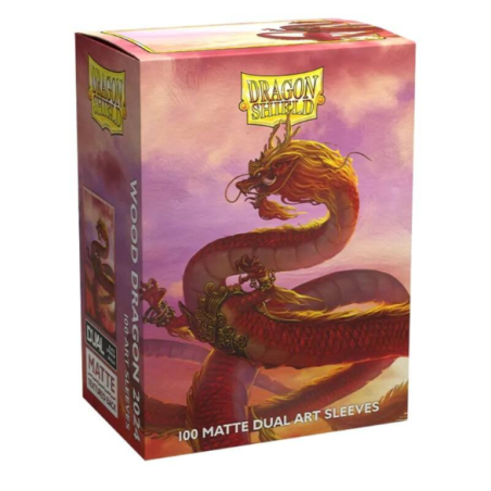 Dragon Shield Koszulki na karty 100 sztuk: Matte Dual Art: Year of The Wood Dragon