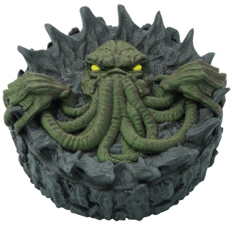 Cthulhu - magnetyczny pojemnik na kości RPG - pudełko/ogranizer/etui