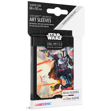 Gamegenic: Star Wars Unlimited - Art Sleeves - Mandalorian - Koszulki na karty