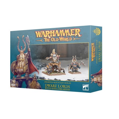 Warhammer Old World: Dwarf Lords with Shieldbearers