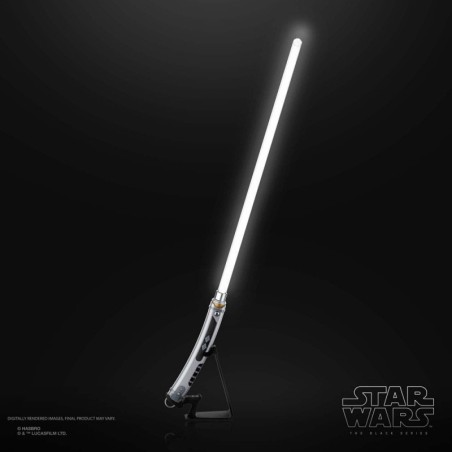 Miecz Świetlny Ahsoka Tano Star Wars Force FX  Lightsaber the Black Series (Biały miecz świetlny)