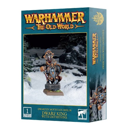 Warhammer Old World: Dwarfen Mountain Holds - Dwarf King With Oathstone