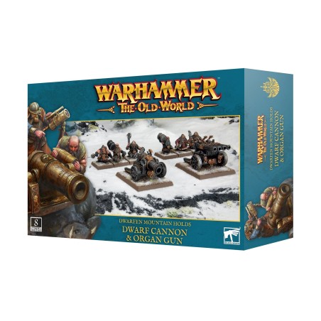 Warhammer Old World: Dwarfen Mountain Holds - Dwarf Cannon & Organ Gun