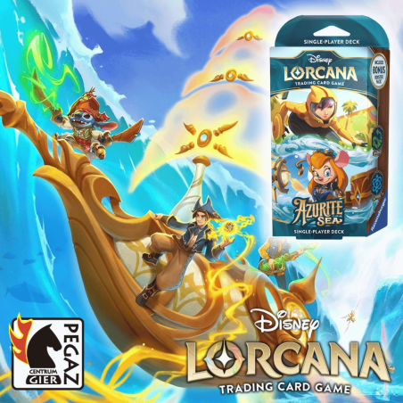 Disney Lorcana TCG: Azurite Sea Starter Deck Emerald Sapphire