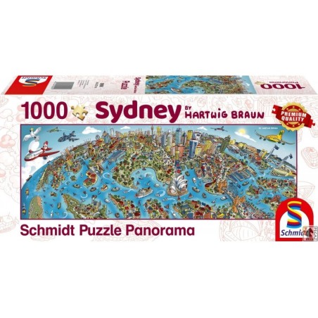PQ Puzzle 1000 el. HARTWIG BRAUN Sydney (panorama)