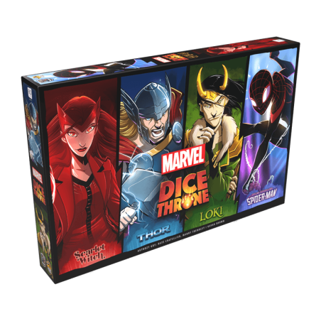 Marvel Dice Throne - box 1 (Scarlet Witch, Thor, Loki, Spider-Man)