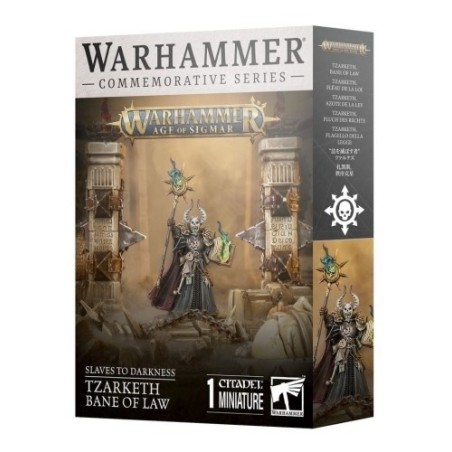 Warhammer Commemorative series: Slaves to Darkness Tzarketh Bane of Law