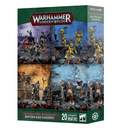Warhammer Underworlds 4 armie: Destruction Warbands: Brutes and Bandits