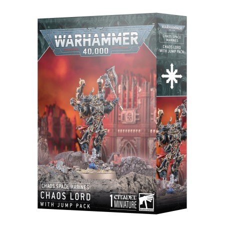 Warhammer 40.000: Chaos Space Marines: Chaos Lord with Jump Pack