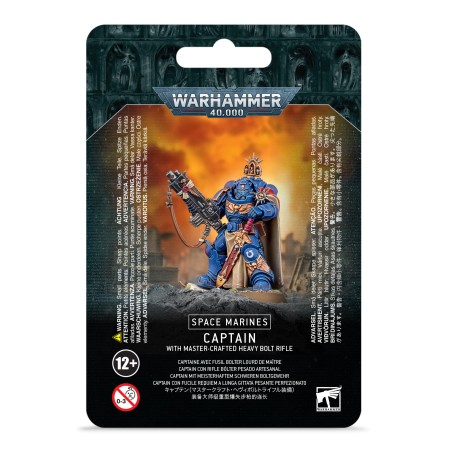 Warhammer 40.000: Space Marines: Captain with Master-crafted Heavy Bolt Rifle