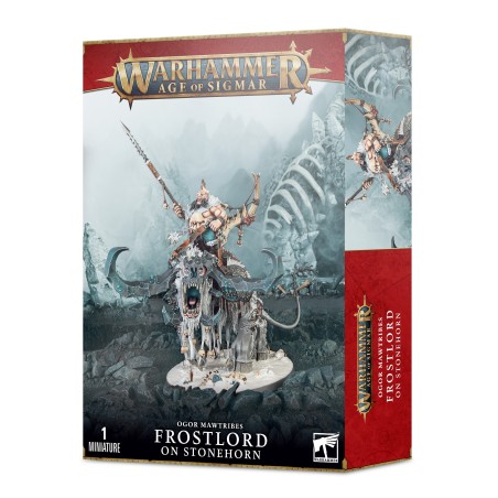 Warhammer Age of Sigmar: Ogor Mawtribes Frostlord on Stonehorn