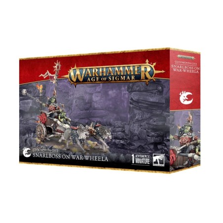 Warhammer Age of Sigmar: Gloomspite Gitz - Snarlboss on War Wheela