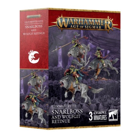 Warhammer Age of Sigmar Snarlboss and Wolfgit Retinue