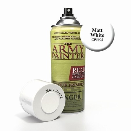 The Army Painter: Colour Primer - Matt White (Spray Biały)