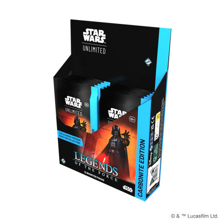 Star Wars: Unlimited Card Game - Legends of the Force - Carbonite Booster Box