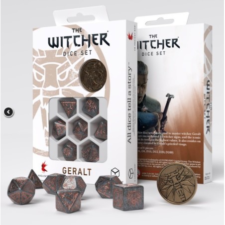 Kości RPG Wiedźmin. Geralt - Cena Neutralności