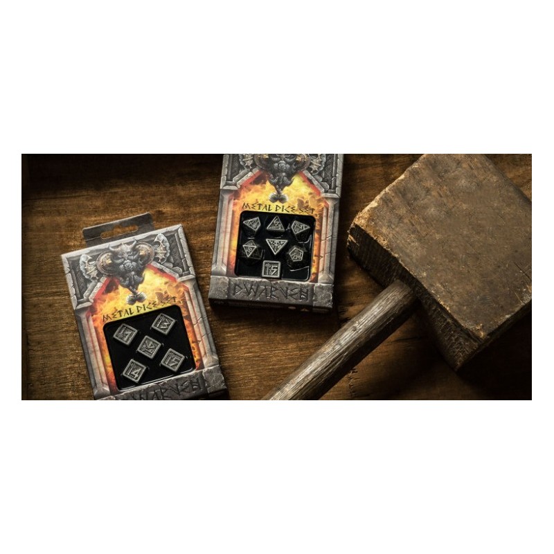 Kości RPG Metalowe Krasnoludzkie