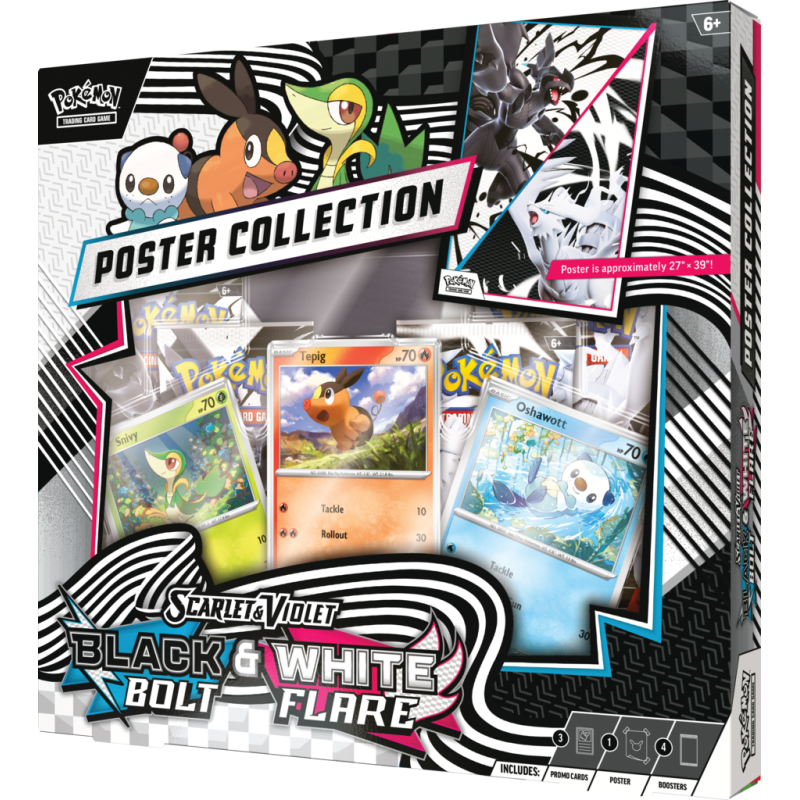 Pokémon TCG: Scarlet & Violet - White Flare & Black Bolt - Unova Poster Collection