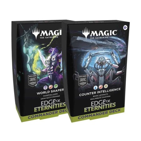 MTG Commander Deck Pakiet: EDGE OF ETERNITIES - Counter Intelligence + World Shaper