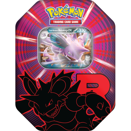 Pokémon TCG: Team Rocket Tin - Nidoking EX