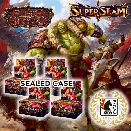 Flesh and Blood TCG Super Slam Booster Case SEALED (zawierający 4x Booster Box)