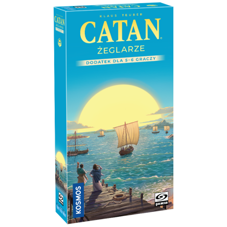 Catan - Żeglarze,  dodatek dla 5-6 graczy (nowa edycja 2025)