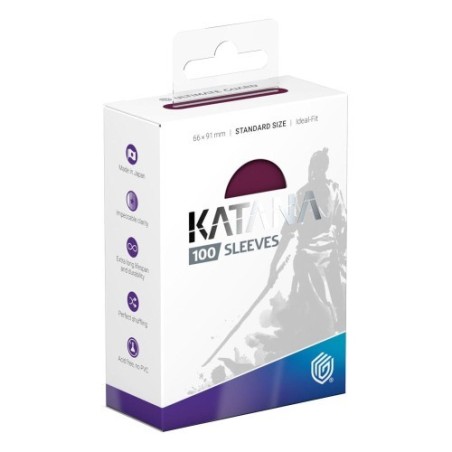 Ultimate Guard Katana Sleeves - Standard Size Plum
