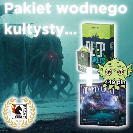 Pakiet Wodnego Kultysty - Odmęty Grozy + Deep Regrets PL + Dodatek Lamentujące Macki