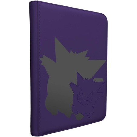 Oryginalny Pokemon TCG: Album na 360 kart Ultra Pro Elite Series: Gengar 9-Pocket Zippered PRO Binder