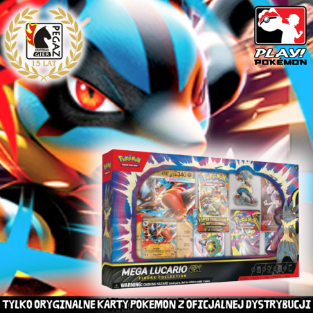 Pokemon TCG: Mega Lucario EX Figure Collection
