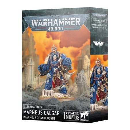 Warhammer 40.000: Ultramarines: Marneus Calgar in Armour of Antilochus