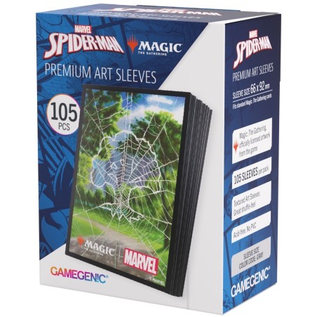 Koszulki na karty MTG- Marvel's Spider-Man - Premium Art Sleeves - Forest