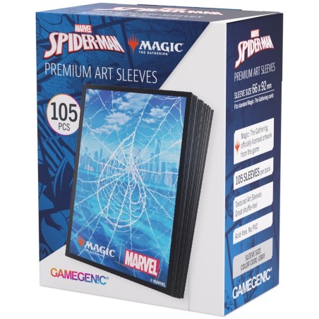 Koszulki na karty MTG- Marvel's Spider-Man - Premium Art Sleeves - Island
