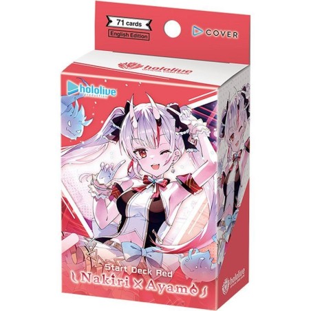 Hololive Official Card Game Start Deck Red Nakiri Ayame